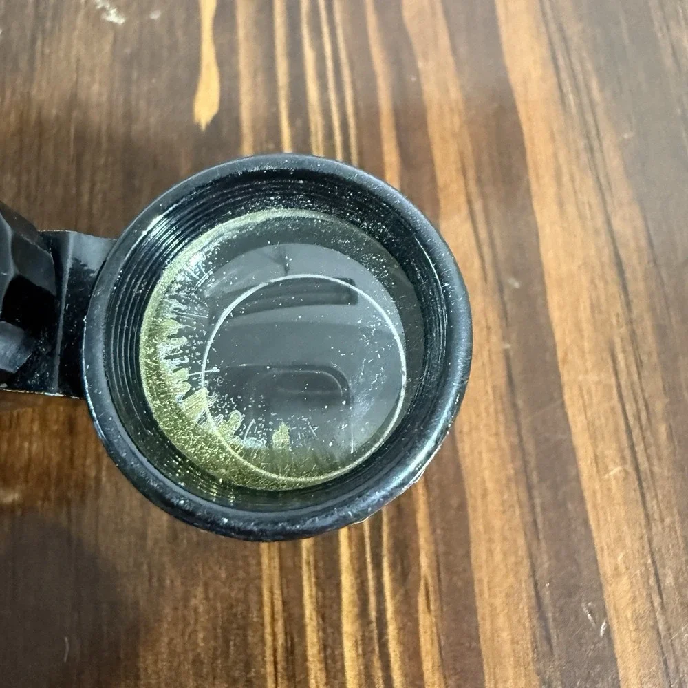 Vintage Airguide 44A Mini Field Binoculars With Knurled Decor Pocket‎ Size